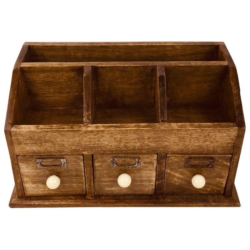 Elijah Wood Desk Organiser