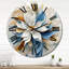 Horloge murale, décor floral abstrait Magnolia-93380021