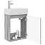 Single Bathroom Vanity with Ceramic Basin-1345671172