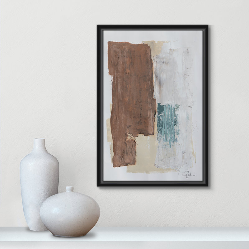 Together We Work " Together We Work I " by Filippo Ioco, 19.5'' H x 13.5'' W x 2'' D, Black Framed