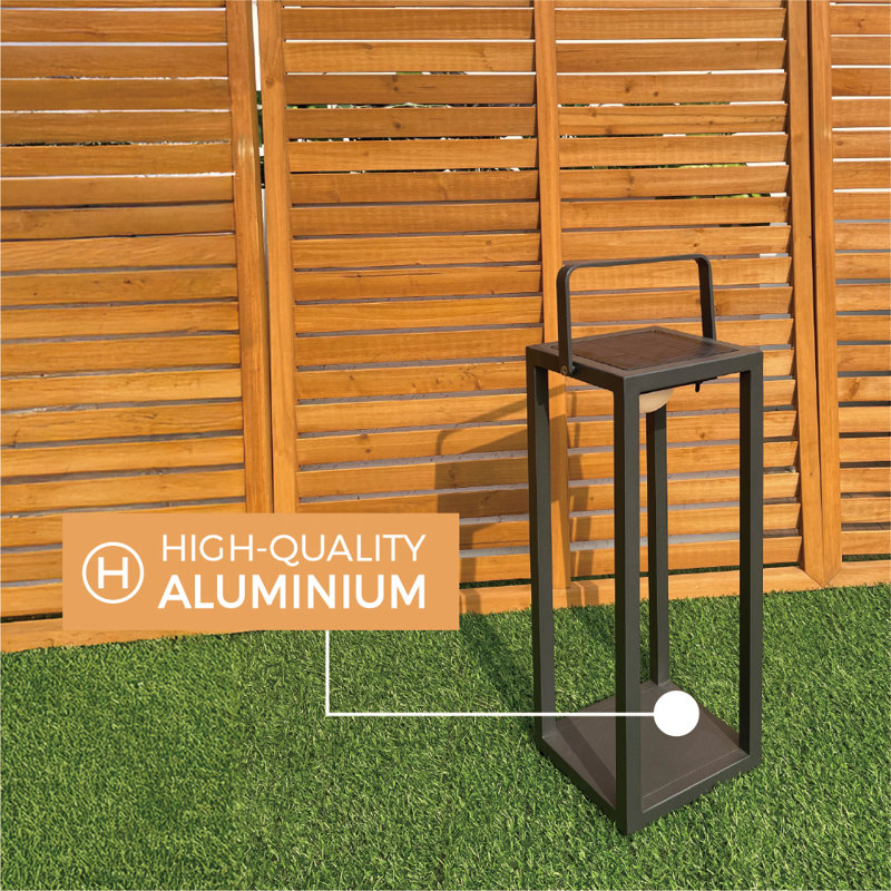 27-Bulb Solar Powered Outdoor Lantern, 50" H x 20" W x 20" D