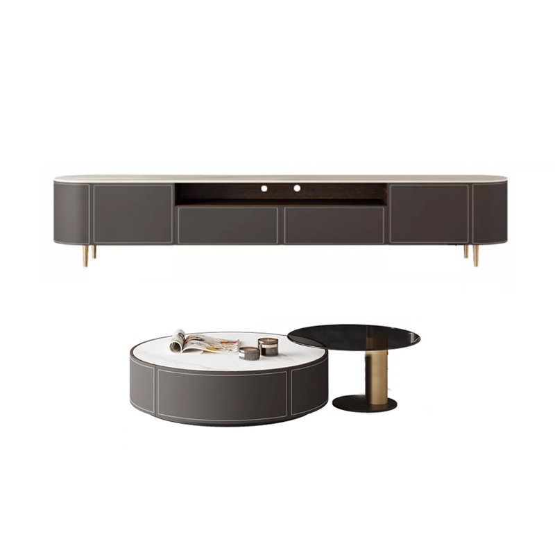 Italian style TV cabinet coffee table combination