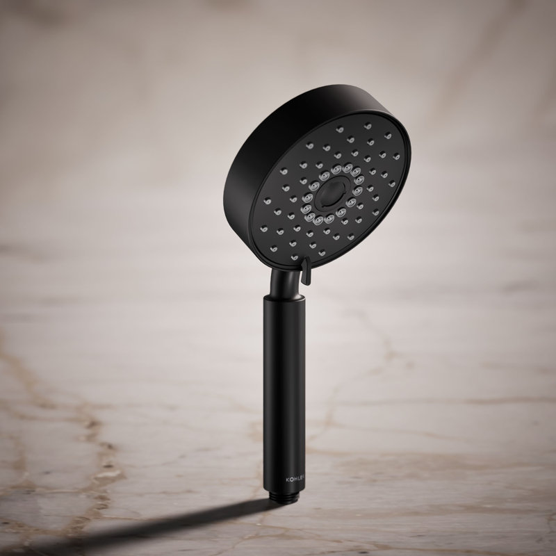 Purist® 2.5 GPM Multifunction Handheld Shower Head with Katalyst Air-Induction Technology, Matte Black, 1.75 GPM