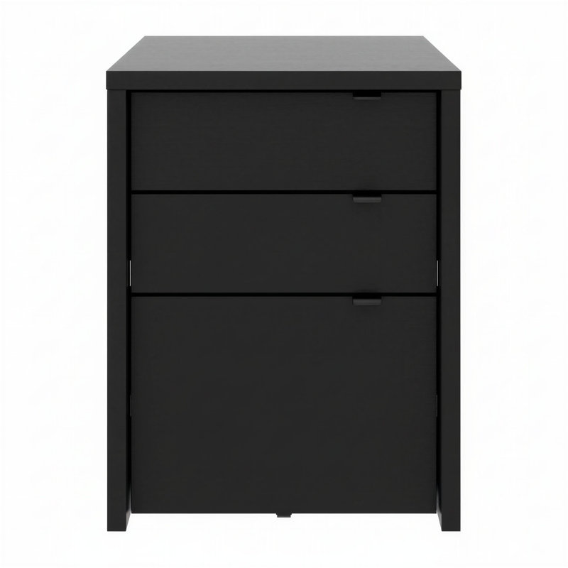 Armoire de rangement et de rangement polyvalente, Noir