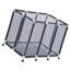 Bac de rangement pour piscine, 48 po x 33 po x 39 po, organisateur de rangement flottant pour piscine avec roulettes, cadre en plastique durable, support à nouilles pour piscine, panier en filet respirant pour piscine-12933502