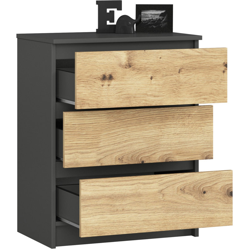 Gelincik Particle Board Rectangle Storage Unit Accent Chest