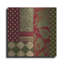 «Merry Christmas Patchwork III» par Sasha, Red Barrel Studio®, mur métallique-1049519932