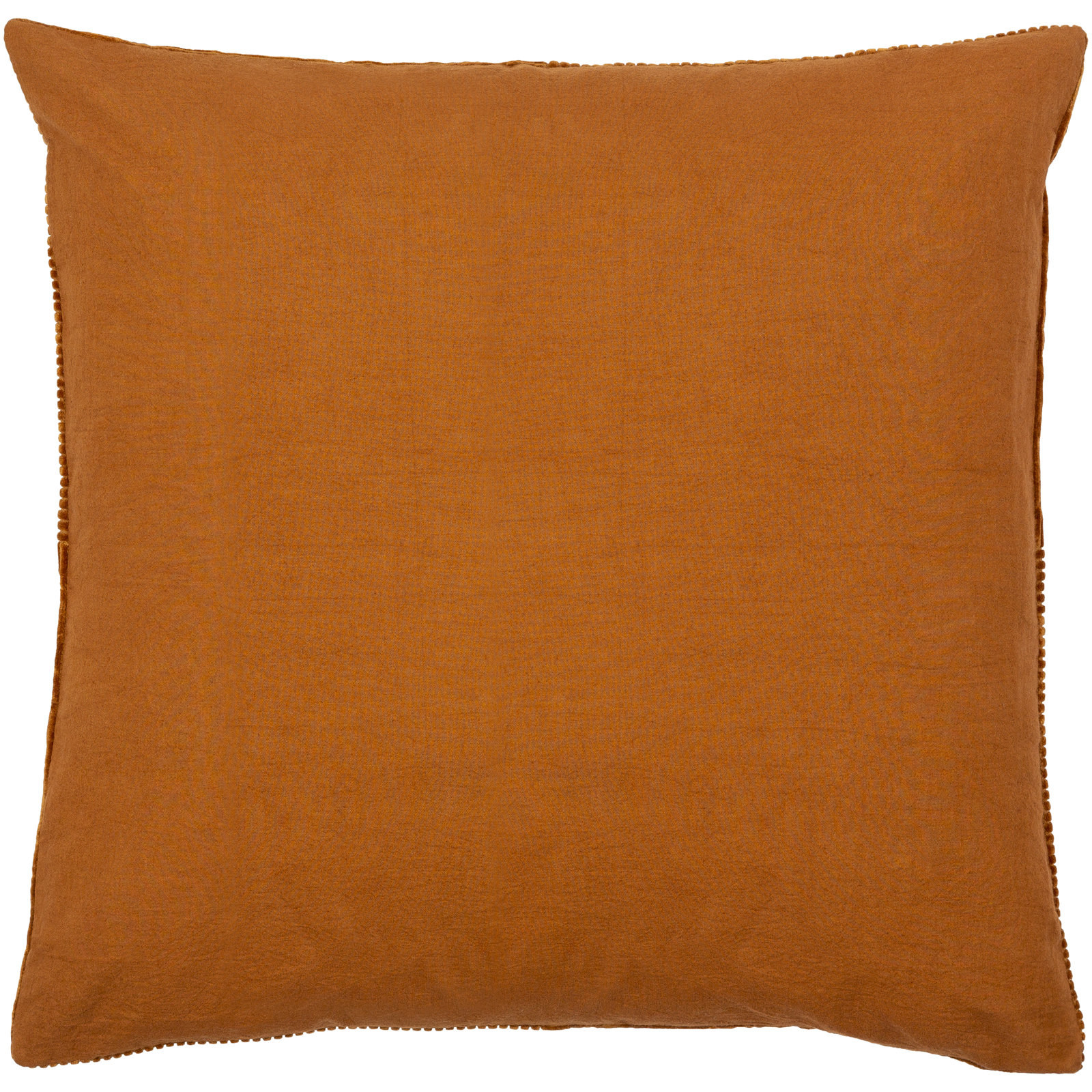 Selma Cotton Throw Pillow, 20" x 20", Brick Red
