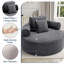 Fauteuil demi-tonneau rembourré Addisin-1451168355