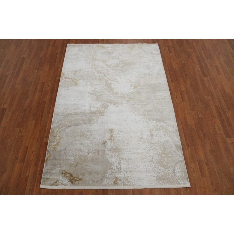 Tapis subtil d'inspiration marbre 5 x 7