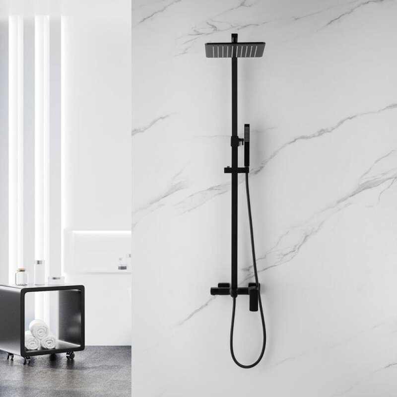 Système de douche complet avec valve brute