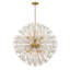 Lustre en laiton vieilli 34 po Adley-1140329331