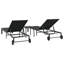 vidaXL Sunbed Reclining Poly Rattan Outdoor Seating Terrace-366317257