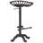 Quam Swivel Adjustable Height Counter Stool with Metal Frame