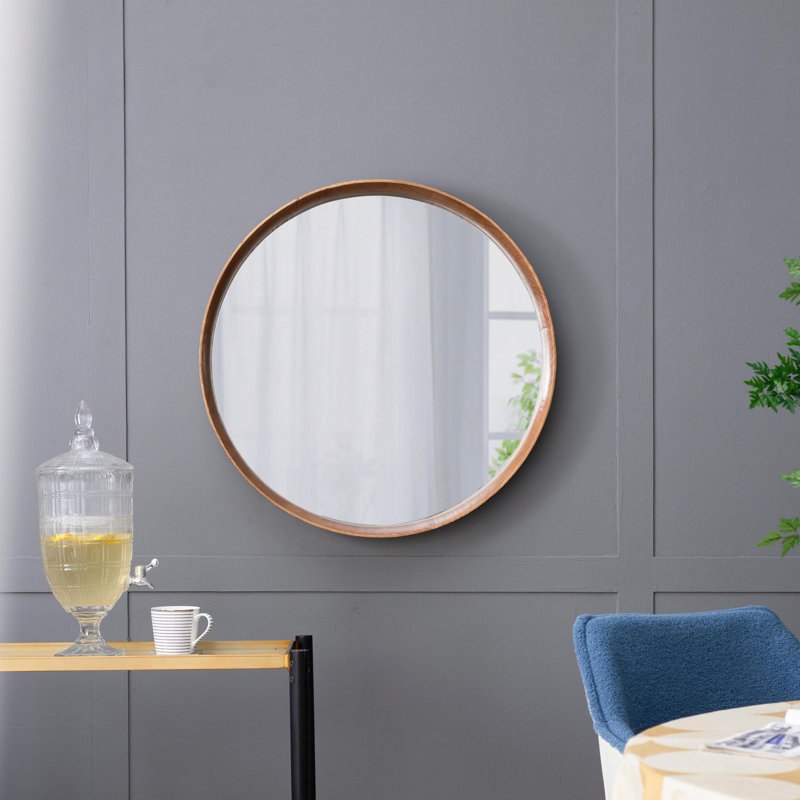 Miroir mural rond