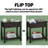 Slim Storage Cabinet Table, Narrow Side Table, End Table