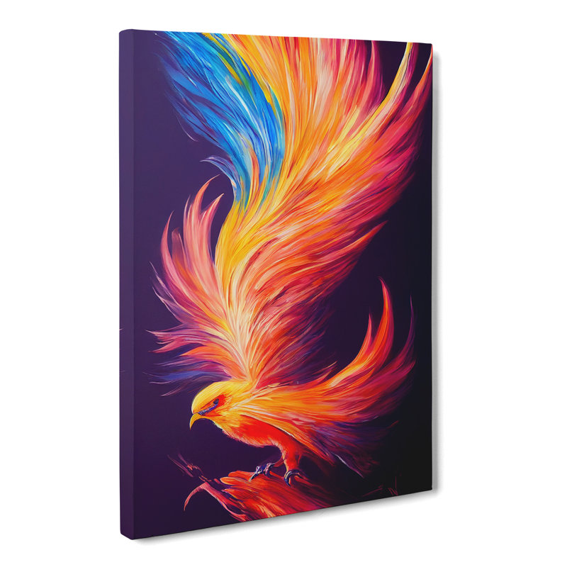 Cerqueira Phoenix Bird Vol.1 - Wrapped Canvas, 60cm H x 40cm W x 3cm D