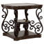Table de bout Bianca Merlot