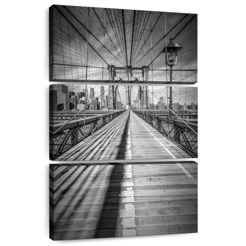 Lilie Brooklyn Bridge Shadow, 38" H x 24" W
