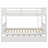 Wood Bunk Bed With Trundle, Convertible Into 2 Individual Single Beds-809406575