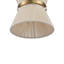 Luminaires suspendus en rotin 2 lumières