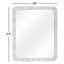 Cora 44 in. W x 36 in. H Rectangular Burl Wall Mirror