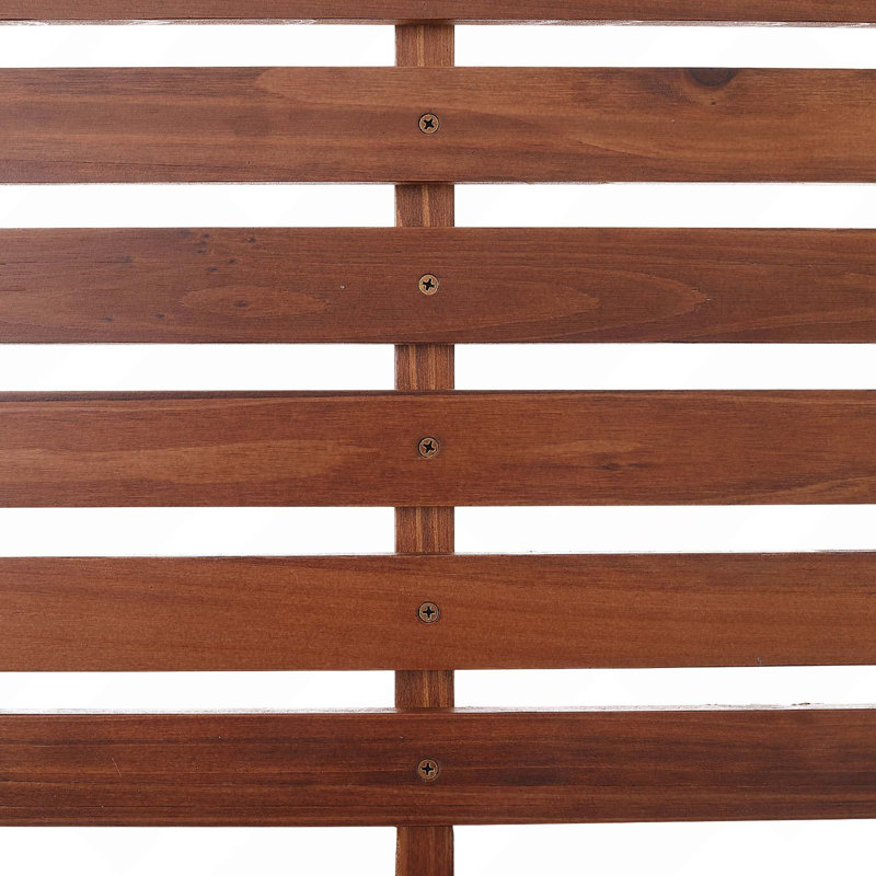 Banc de balançoire en bois robuste de 5,5 pi avec chaînes suspendues pour cour et jardin, capacité de charge améliorée de 880 lb