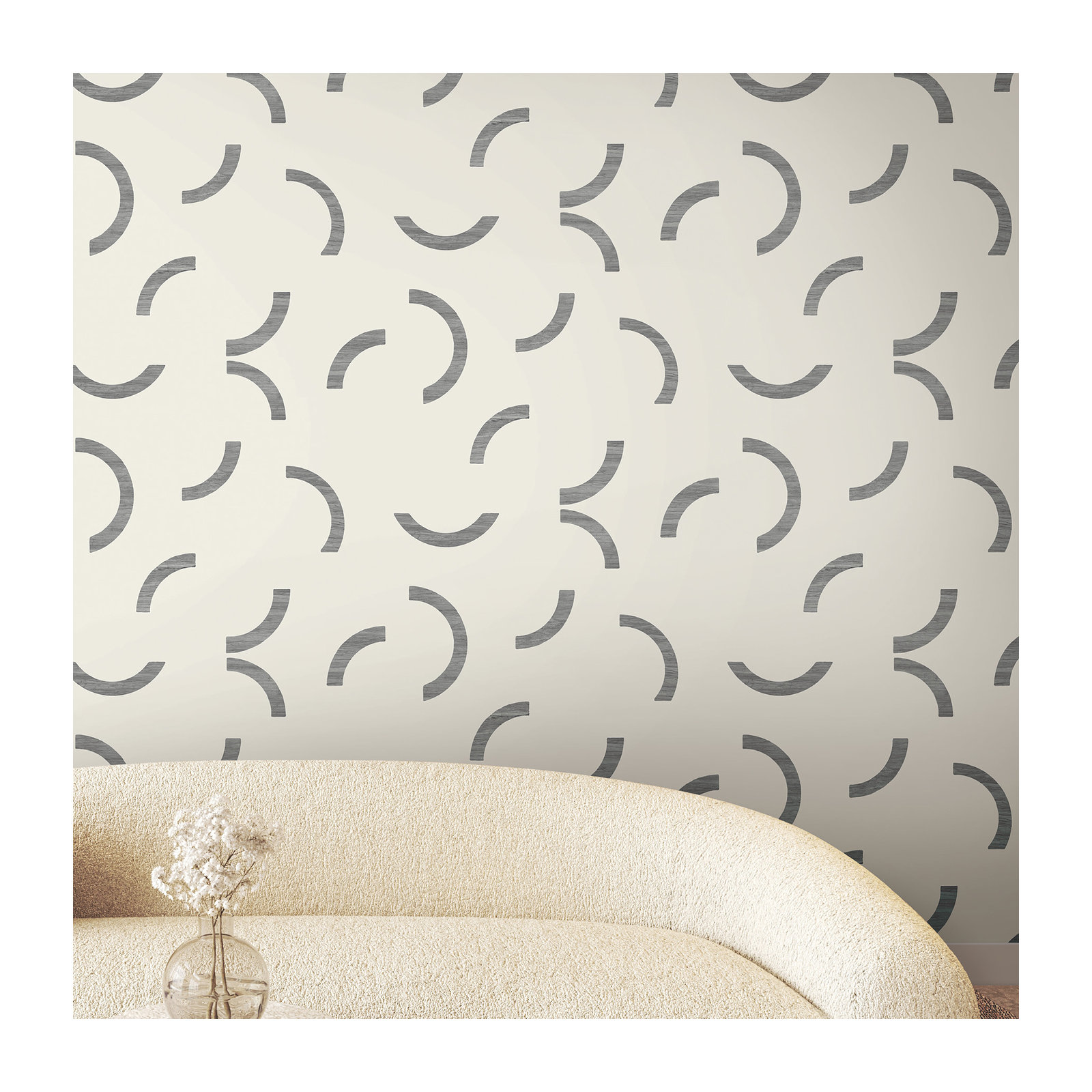 Grabiel Wallpaper, Black