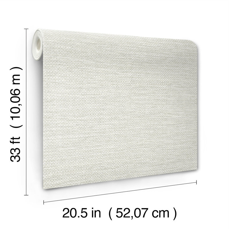 Largo Striated Wallpaper, Dove 
