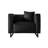 PU Leather Upholstered Accent Chair-2007792304