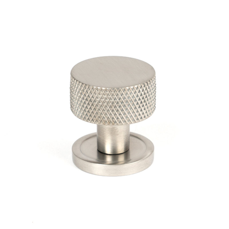 Round Knob, 2.5 cm, Satin Stainless Steel