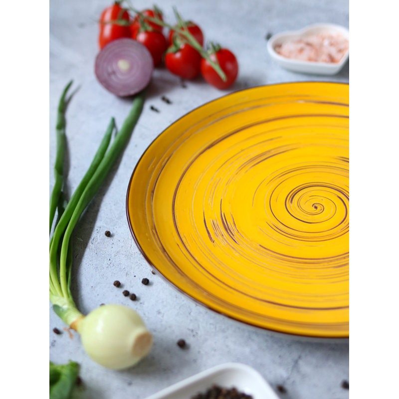 Wilmax Colourboom 20.5cm Round Plate 20.5 Cm, Yellow