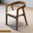 Solid Wood Rectangular Writing Desk with Chair