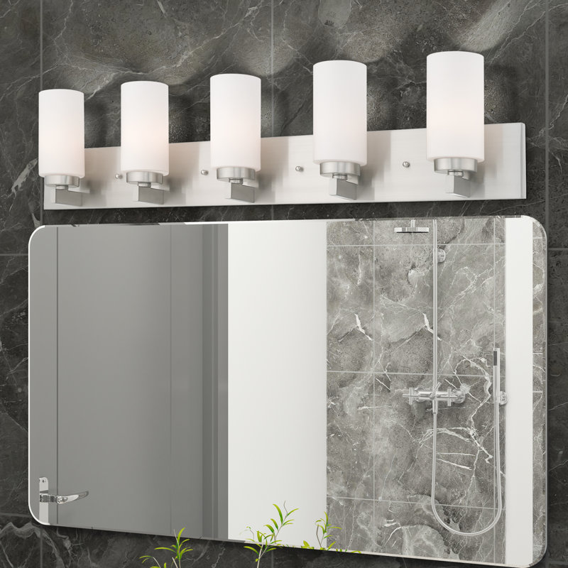 Kirkwood 5 - Light Dimmable Vanity Light, Brushed Nickel