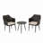 Kenneth 3 Pc Chat Set
