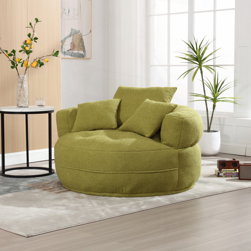 Fauteuil Boucle rembourré, sans assemblage