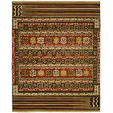 Ericka Wool Southwestern Area Rug in Brown