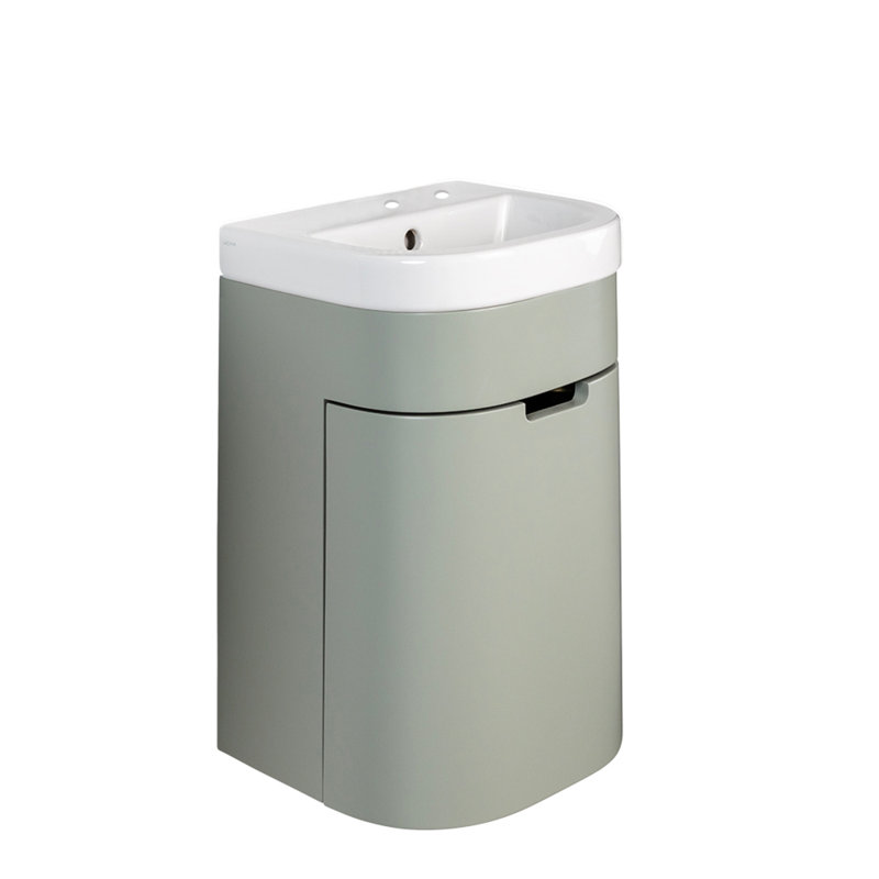 Eleganza 15.75'' W Single Vanity, Double, Sage