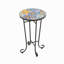 Table d'appoint de patio avec tablette