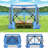10x10ft Camping Gazebo Screen Tent, 5 Sided Pop-up Canopy Shelter with Mesh Windows-105123212