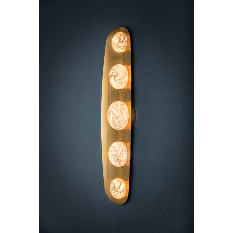 Bezel Integrated LED Wall Sconce by Noz Nozawa for Corbett Lighting, 30.5" H x 7" W x 2.5" D