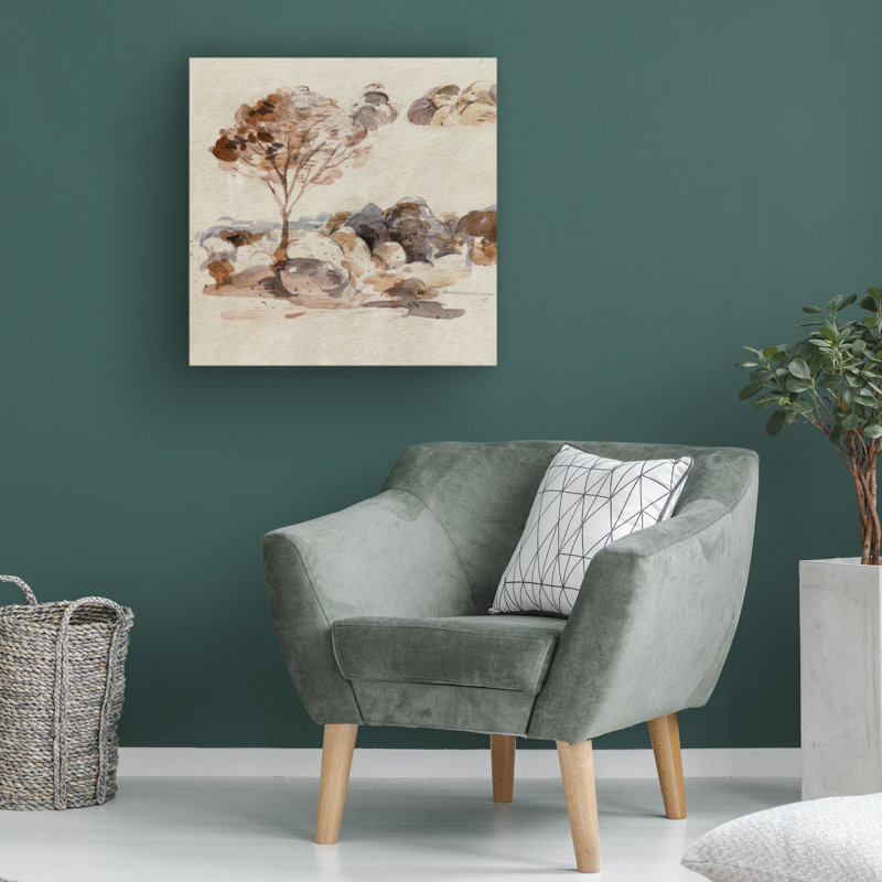 Bolognaise «Fall Approche II» sur toile, H 35 po x l 35 po