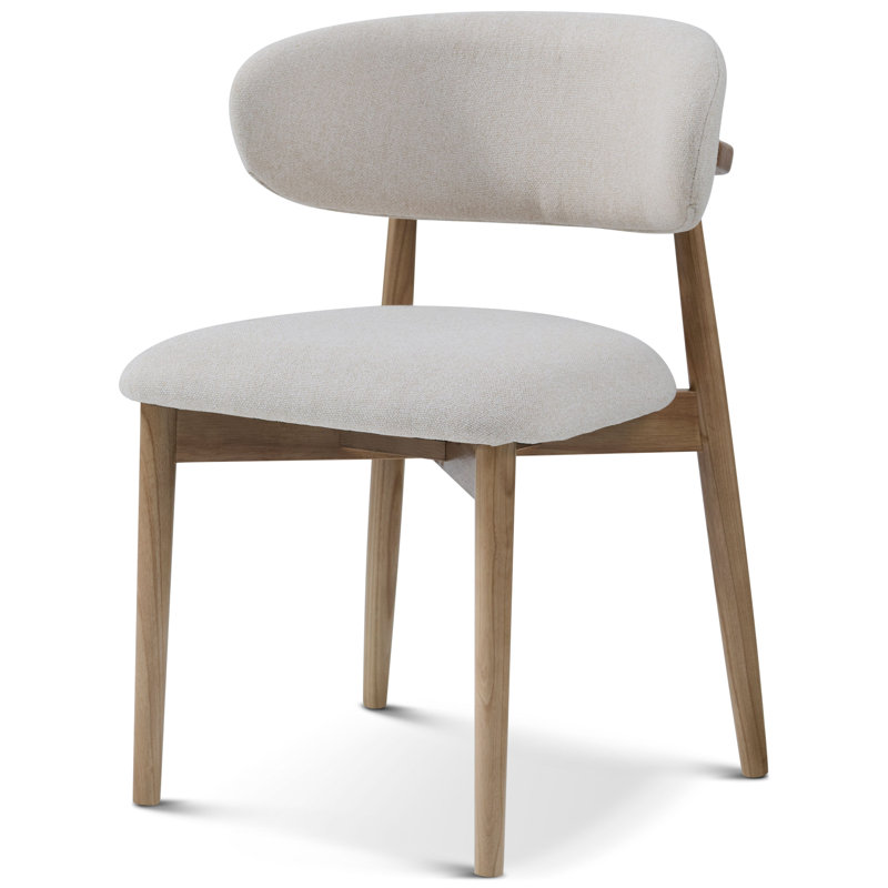 Munich Upholstered Dining Chair, Natural