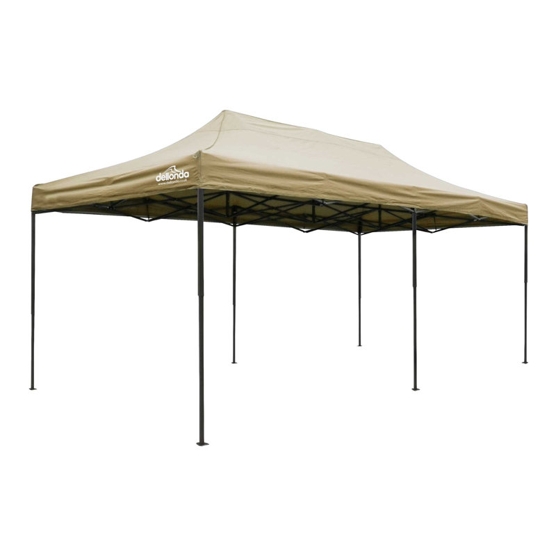 Premium 3m x 6m Steel Pop-Up Gazebo, Beige