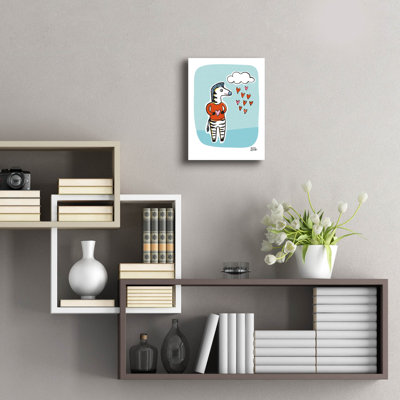 «Wild About You Zebra» par Melissa Averinos, art mural en verre acrylique
