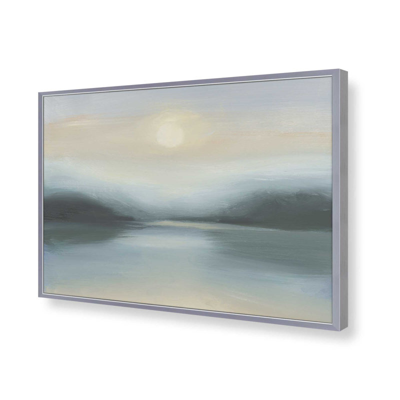 «Last Sunset of Spring II» par Ethan Harper, reproduction d'art, H 12 po x l 16 po, Argent argent