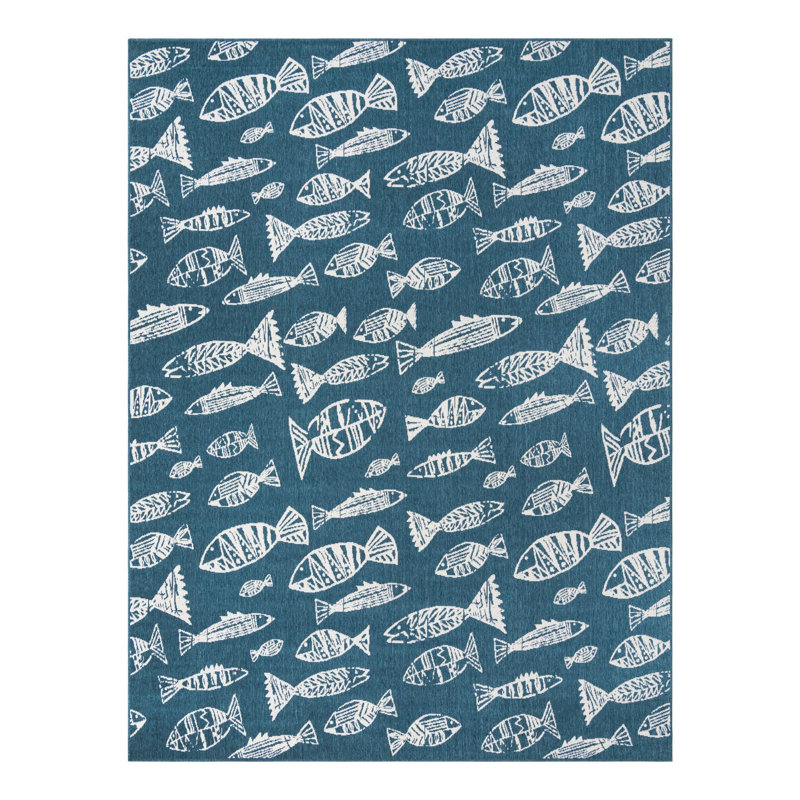 Tapis intérieur / extérieur d'extérieur Coastal, Rectangle 9 pi x 12 pi