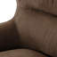 Mardell Swivel Chair-Nubuck Cigar