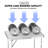 80cm Rectangular Adjustable Folding Table