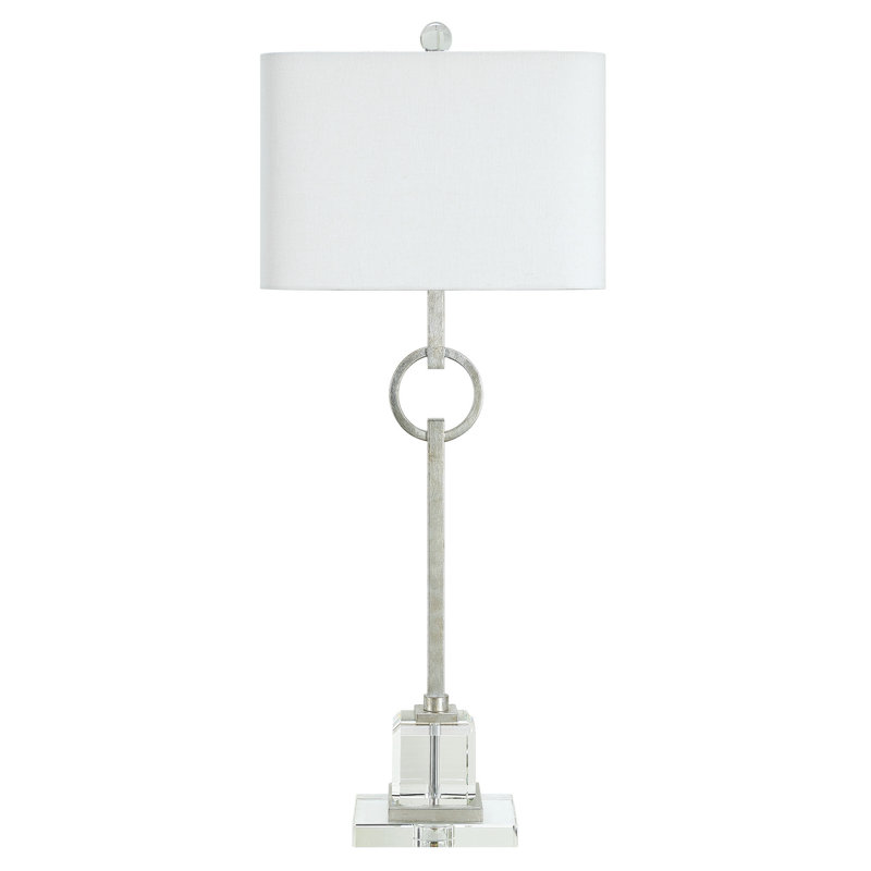 Elaina Table Lamp, Silver